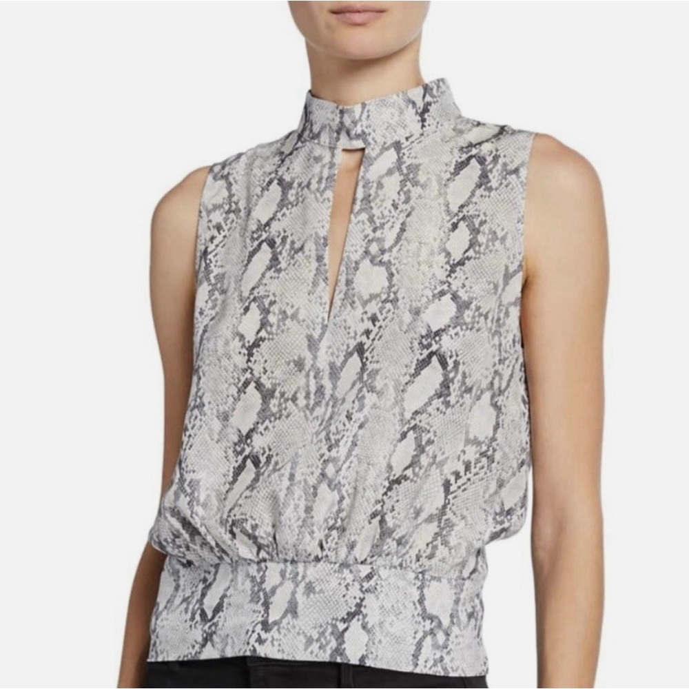 Snakeskin Sleeveless Top